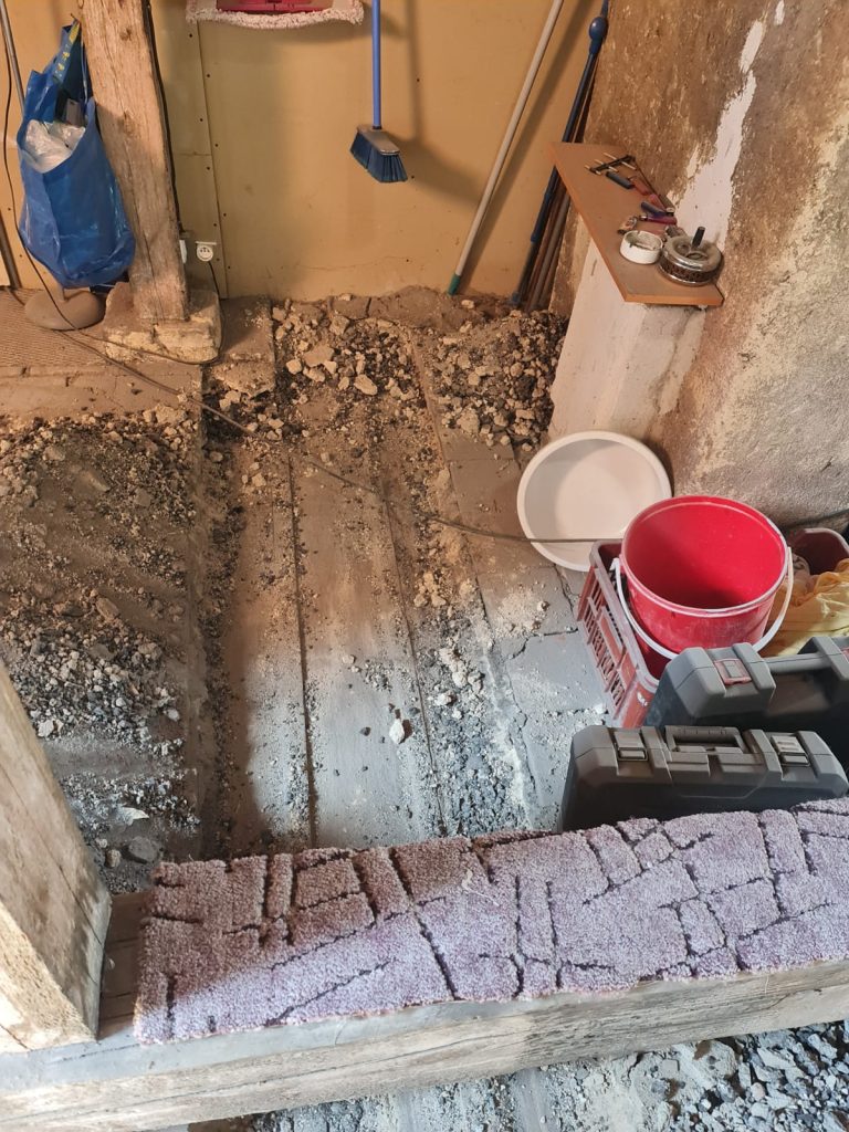 Rateplení trámového stropu