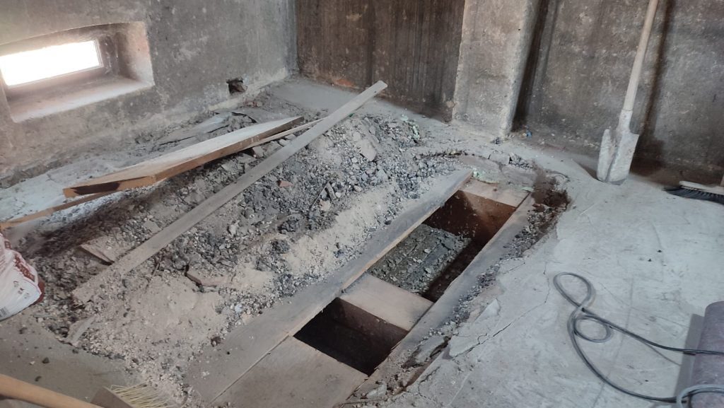 Rateplení trámového stropu